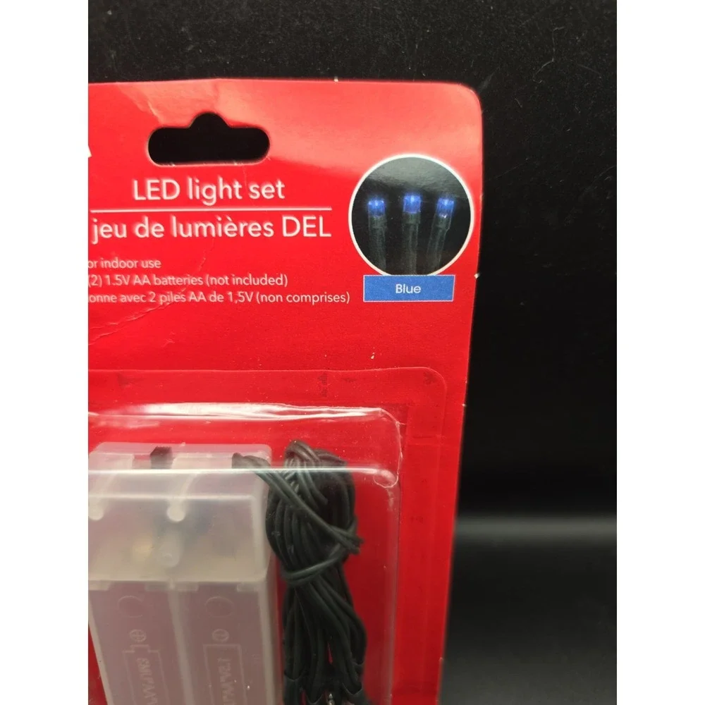LED Light Set Blue Indoor Battery Operated Christmas‎ House